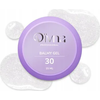Lak na nehty DIVNA Balmy Gel 30 gel v lahvičce/kelímku s třpytkami 15 ml na nehty