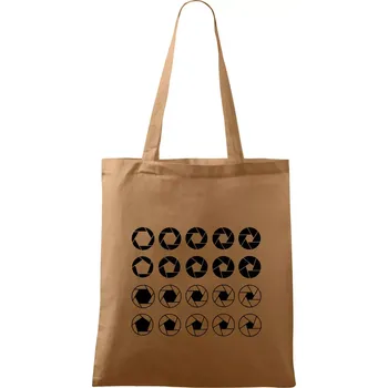 Foto clony - Taška bavlněná - 42 x 38 cm ( Cappuccino )