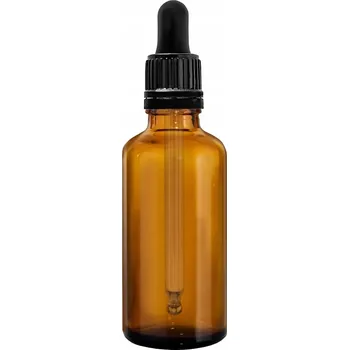 Láhev Lahvička s pipetou Purocosmetics skleněná hnědá 100 ml