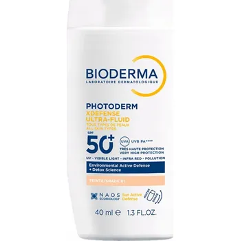 Přípravek na opalování BIODERMA PHOTODERM XDefense Tónovaný fluid na obličej SPF50+ odstín 1 40 ml