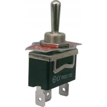 vypínač Přepínač páčkový 3pol./3pin (ON)-OFF-(ON) 250V/10A