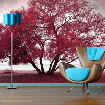 Tapeta Sablio Tapeta Červený strom - 125x75 cm