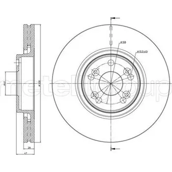 Brzdový kotouč Brzdový kotouč CIFAM (800-673C)