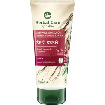Herbal Care Kondicionér na vlasy pro jemné a slabé vlasy ŽENŠEN, 200 ml
