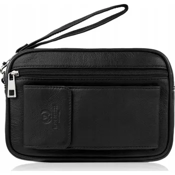 Kabelka Paolo Peruzzi pánská taštička do ruky T-131 černá