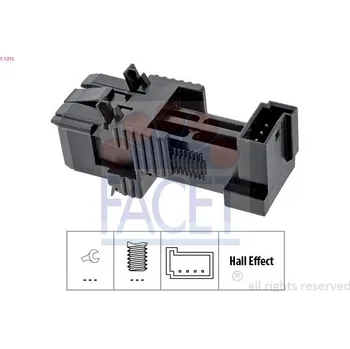 Spínač brzdového světla FACET 7.1215