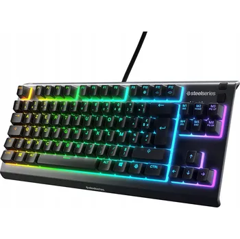 Klávesnice Mechanická klávesnice SteelSeries Apex 3 TKL RGB černá USB UK
