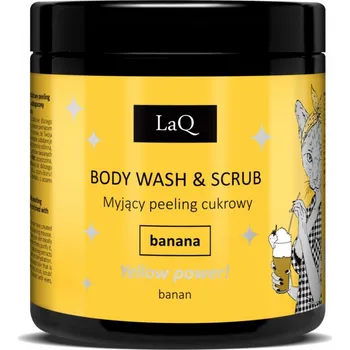 Tělový peeling LaQ 200 ml banánový cukrový peeling