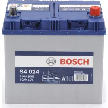 Autobaterie 60Ah P,s.p.540A, 12V, 232x173x225, BOSCH S4