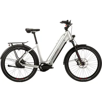 Elektrokolo CORRATEC Life CX8 Belt - Rám 47 cm Stříbrná