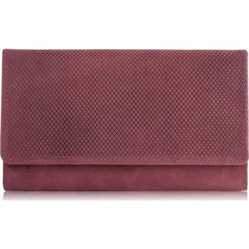 Peněženka Dámská kožená peněženka velká růžová prostorná vintage RFID Paolo Peruzzi