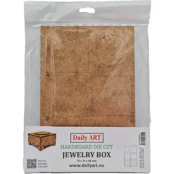 Šperkovnice Daily ART Dřevěná Šperkovnice polotovar k dekorování HDF