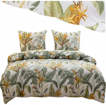 Povlečení Povlečení 200x220 Sada 3 dílná 3D květy listy