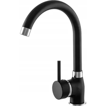 Vodovodní baterie Stojánková kuchyňská baterie Gamma Beta černá, granit