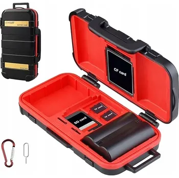 Pouzdro Pouzdro na baterie Baterie Paměťové karty pro fotoaparát LensGo