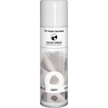 Potravinářské barvivo Barvivo ve spreji Food Colours 250 g 250 ml 1 ks šedé