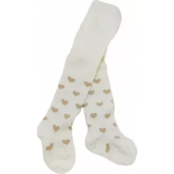 Dámské punčochy Kojenecké punčochy Srdíčka W - 56-62 / smetanová