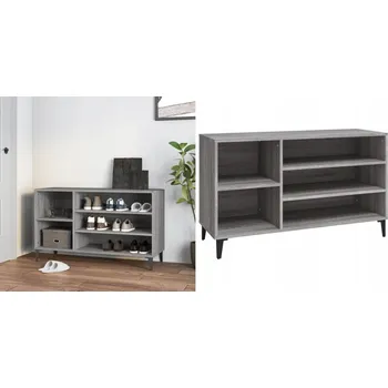 Šedý dub sonoma, Botník, 102x36x60 cm