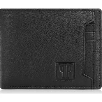 Peněženka Paolo Peruzzi peněženka z přírodní kůže černá - muž