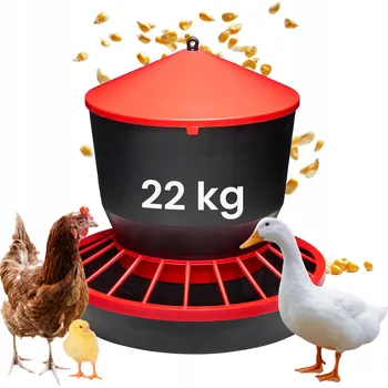 Krmítko pro ptáka Krmítko pro slepice a drůbež 15 kg, automatické Garronda