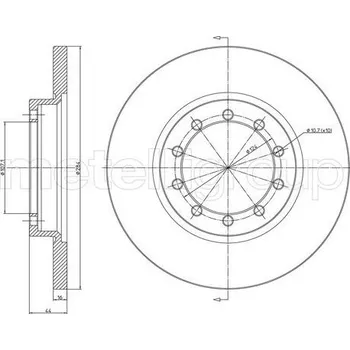 Brzdový kotouč Brzdový kotouč CIFAM (800-1469C)