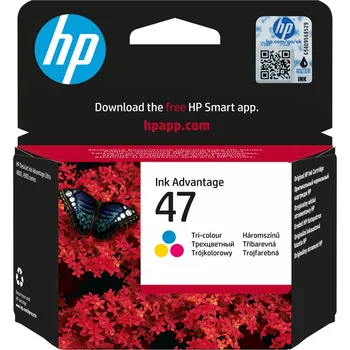 HP 47 Tříbarevná originální kazeta DeskJet 4828