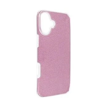 Pouzdro na mobilní telefon Kryt SHINING pro IPHONE 16 Plus růžový - OEM + zdarma možnost vyzkoušet a vrátit zboží do 30 dní