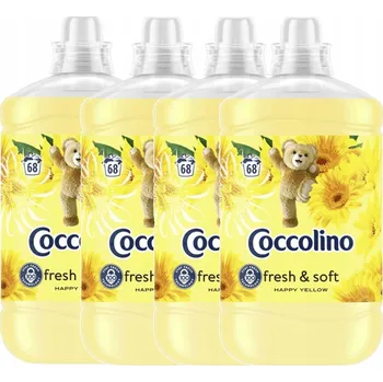 Aviváž Coccolino Creations Happy Yellow tekutá aviváž 1,7L 68 praní x4