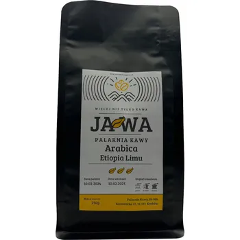 Káva Káva zrnková Arabica Pražírna Kawy JA-WA Etiopie Limu 1000 g