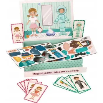 ostatní stavebnice Magnetická skládačka Adam Toys Povolání