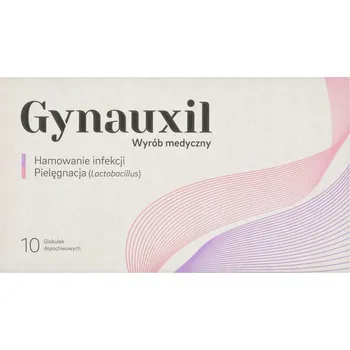 Intimní hygienický prostředek Gynauxil Zastavení Infekce Péče 10 vaginálních globulí