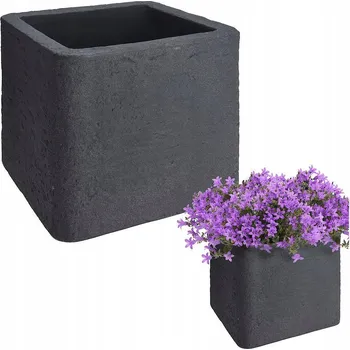 Květináč Květináč plast šedý Orion 39 cm x 39 x 33 cm