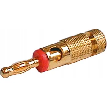 Vrták Banánek kov zlatý + svorka červený
