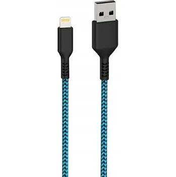 Datový kabel Kabel CaseON USB - Apple Lightning 1 m modrý