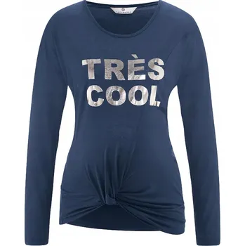 Dámská halenka Dámská halenka s dlouhým rukávem tmavě modrá Bellybutton, vel. M