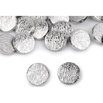 Knoflík Kovový knoflík velikost 28", 36" Varianta: 6 (28") nikl, Balení: 500 ks