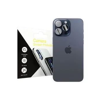 Tvrzené sklo 9H na kameru fotoaparátu pro iPhone 15 Pro Max - OEM + zdarma možnost vyzkoušet a vrátit zboží do 30 dní