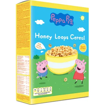 Whatever Kidz Prasátko Pepa cereálie Medové kroužky 375g