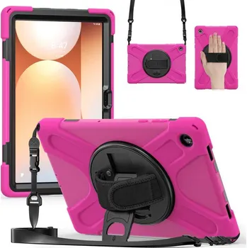 Příslušenství pro tablet VSECHNONAMOBIL 126837 SOLID Odolný obal pro Samsung Galaxy Tab A11+ tmavě růžový