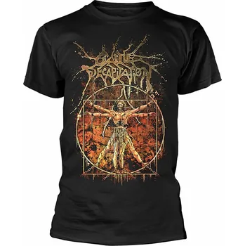 Pánské tričko Cattle Decapitation tričko, Vitruvian Black, pánské M