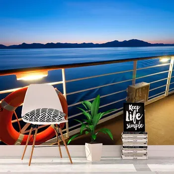 Tapeta Sablio Tapeta Pohled z lodě - 125x75 cm