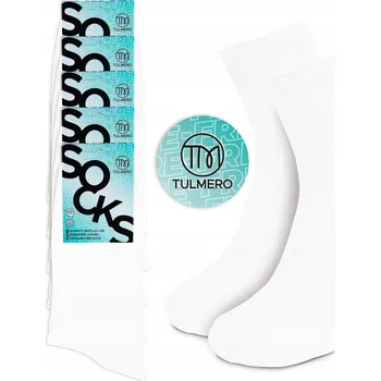 Pánské ponožky Ponožky Tulmero bílé velikosti 41-43