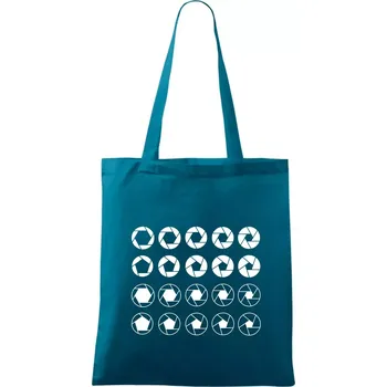 Foto clony - Taška bavlněná - 42 x 38 cm ( Petrolejová )