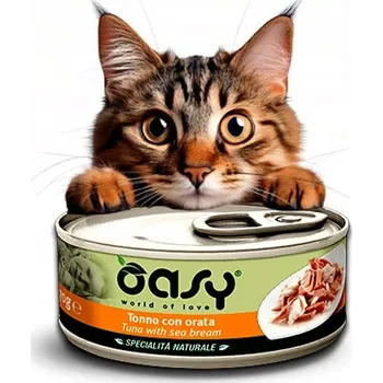 Krmivo pro kočku Oasy Natural Tuňák s treskou 70g