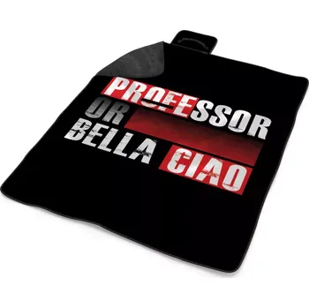 deka Sablio Plážová deka La Casa de Papel Professor or Bella Ciao motiv 3: 200x140 cm
