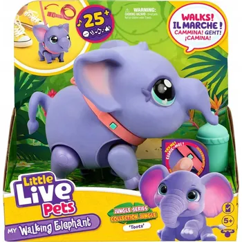 Figurka Slůně Little Live Pets se zvukem a pohybem, vícebarevný, 5+