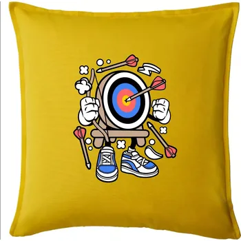 Polštář Lukostřelba komiks - Polštář 50x50 - 50x50 - Pouze potah ( Žlutá )