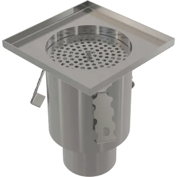 Stavebniny Alca Průmyslová bodová vpust 150×150, nerez AISI 316L APR3-2120