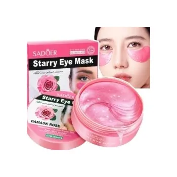 Pleťová maska SADOER Hydrogelové NÁPLASTI POD OČI s extraktem z damašské růže 60 ks