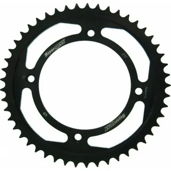 Řetězová sada pro motocykl Řetězová rozeta SUPERSPROX RFE-217:49-BLK černý 49 zubů, 428